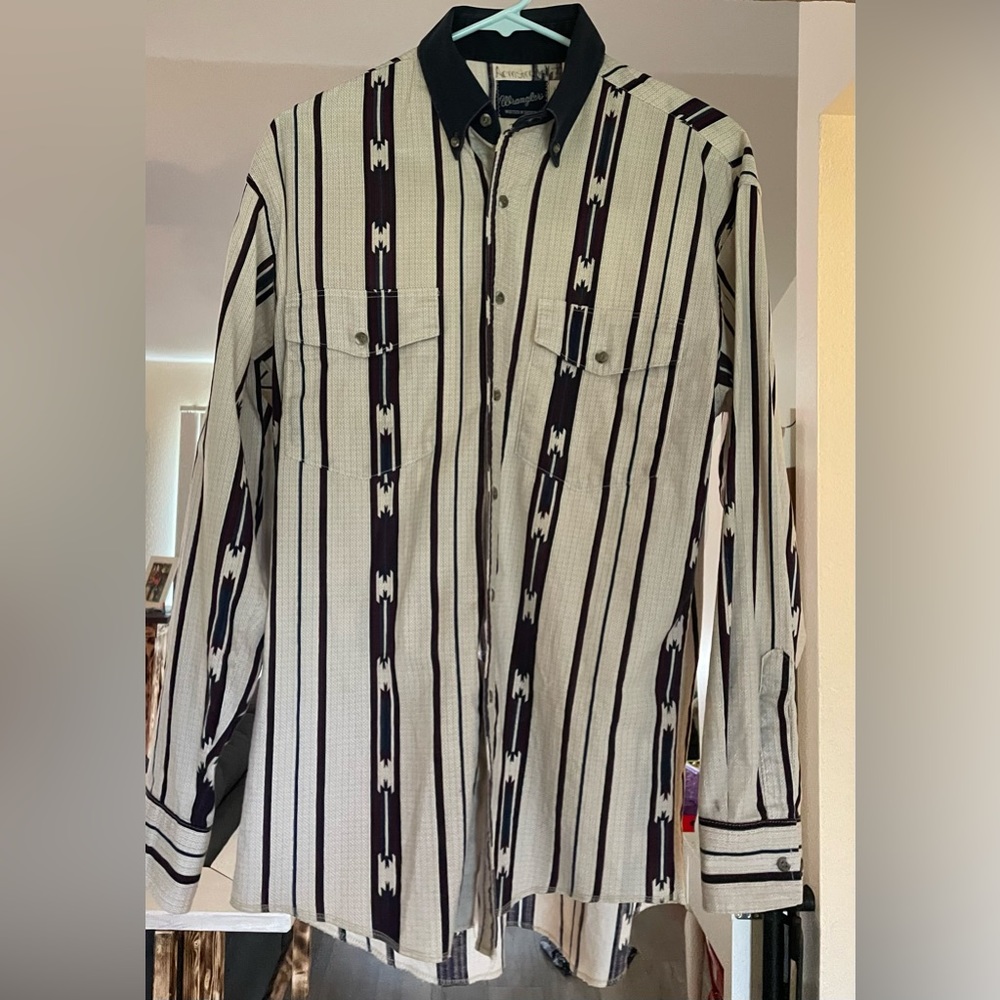 Vintage Aztec wrangler shirt